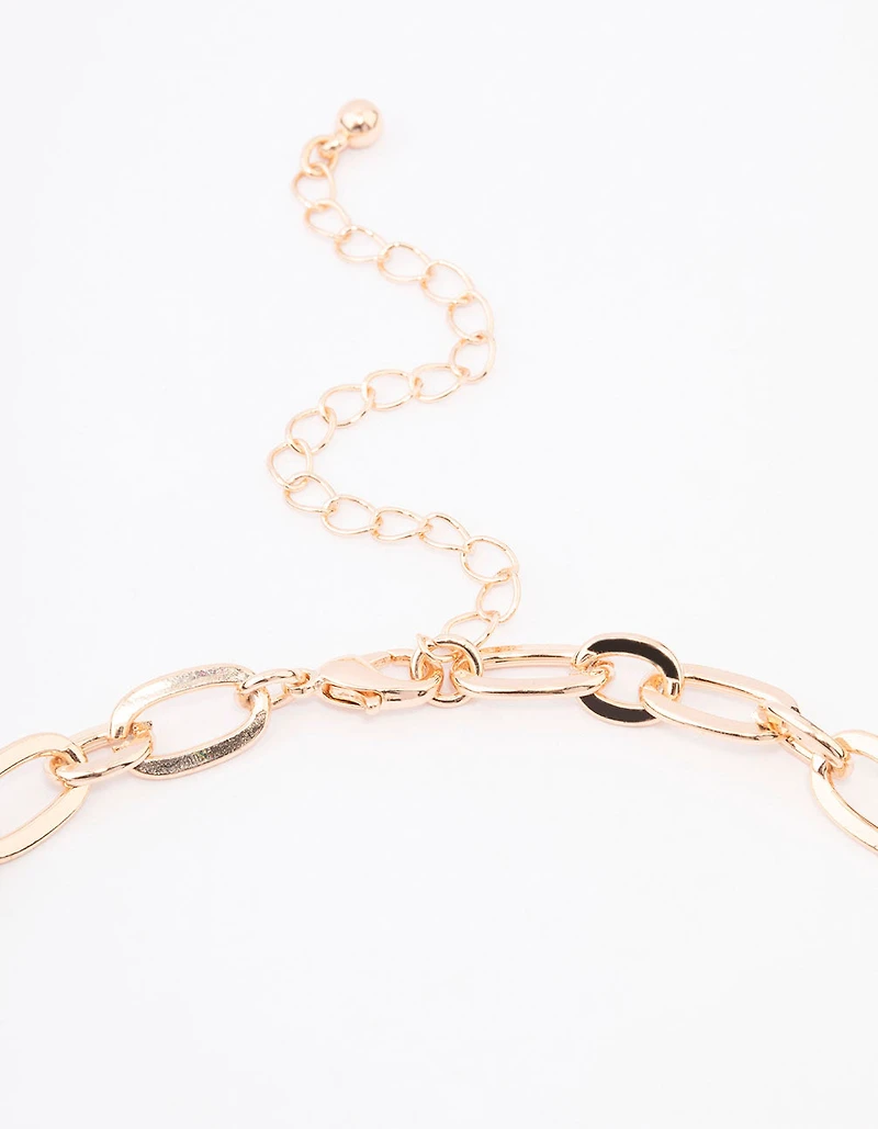 Gold Sacred Heart Pendant Necklace