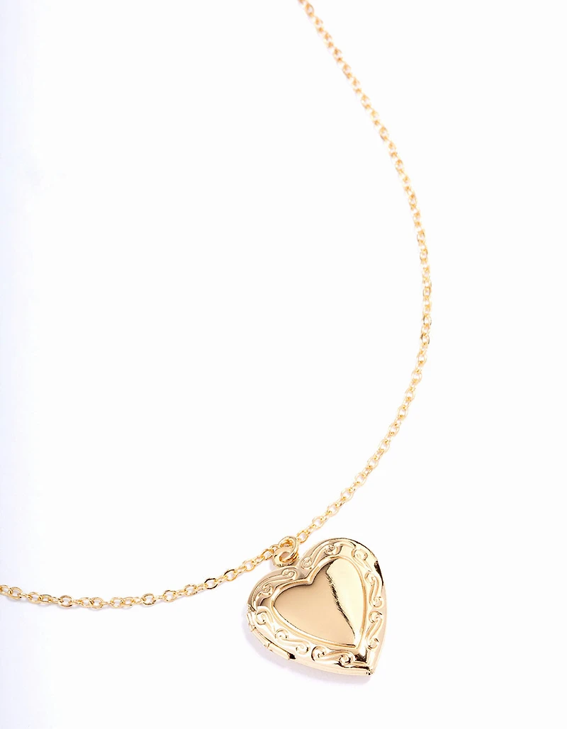 Gold Mixed Textured Cross Necklace