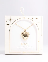 Gold Mixed Textured Cross Necklace
