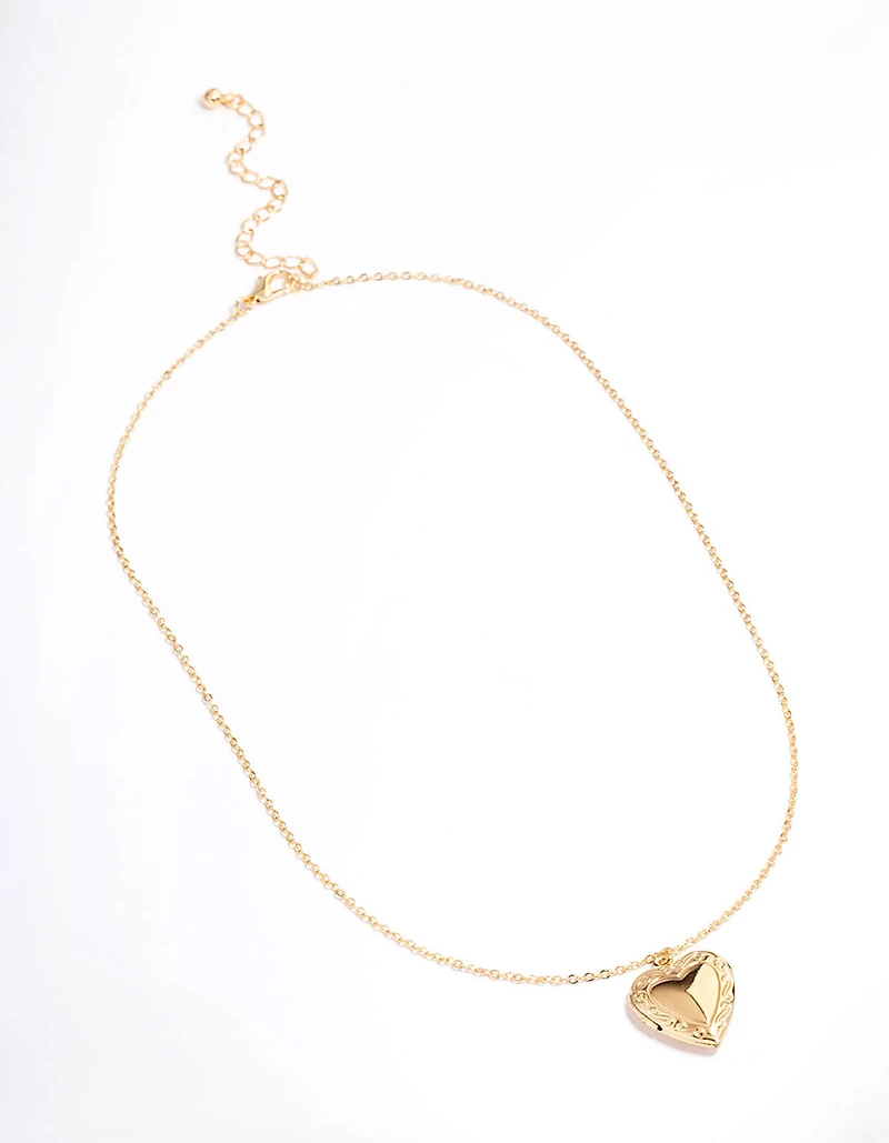 Gold Mixed Textured Cross Necklace