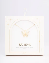 Gold Open Circle & Bar Cross Bracelet