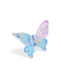 Boucles d’oreilles papillon en ombré violet