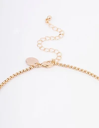 Black Diamante Statement Long Cross Pendant Necklace
