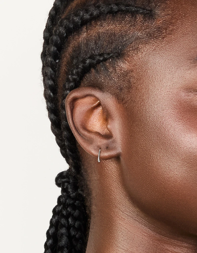 Titanium Fine Sleeper Earring 8mm
