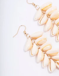Natural Genuine Shell Drop Earrings