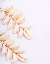 Natural Genuine Shell Drop Earrings