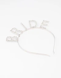 Silver Diamante Bride Headband