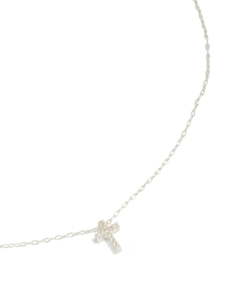 Collier pendentif en zircone cubique en argent sterling