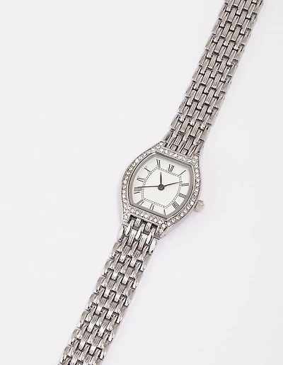 Montre Diamante vintage en argent