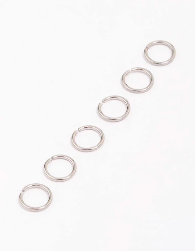 Surgical Steel Ring Nose 6-Pack