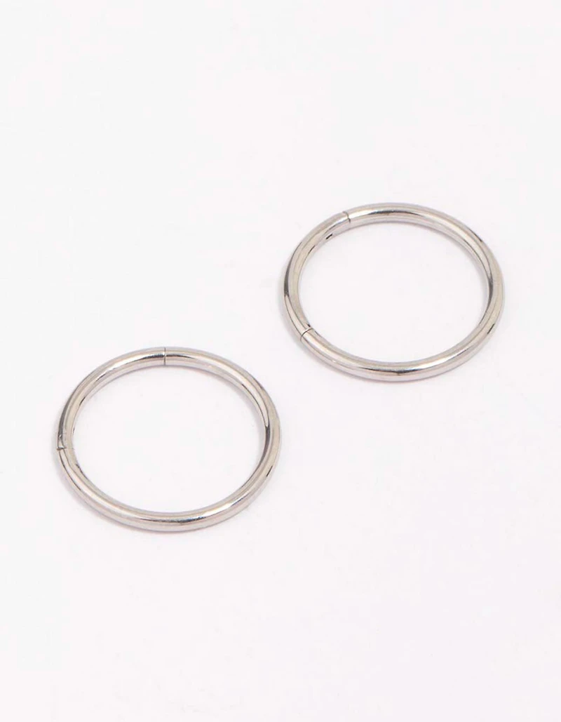 Surgical Steel Sleeper Earrings 12mm