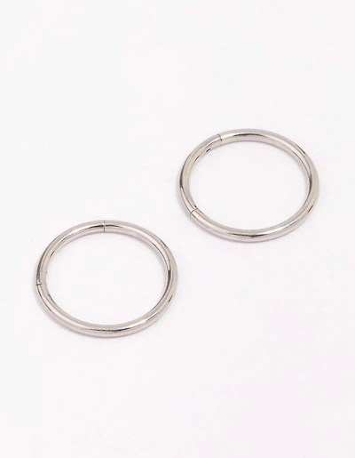 Surgical Steel Sleeper Earrings 12mm