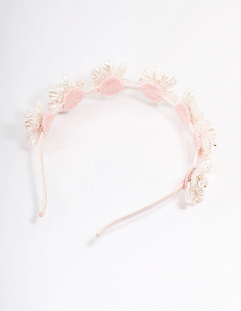 Mixed Floral Petal Detailed Headband