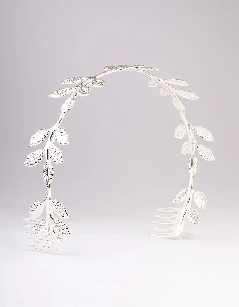 Silver Detailed Vine Headband