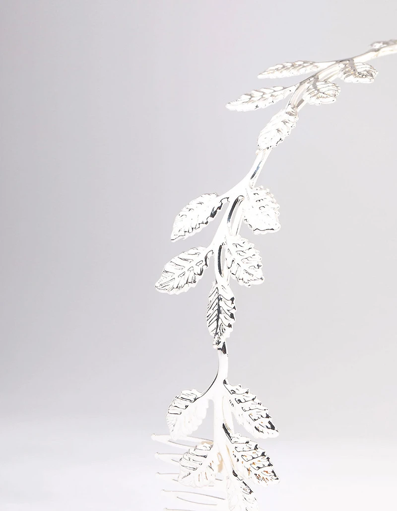 Silver Detailed Vine Headband