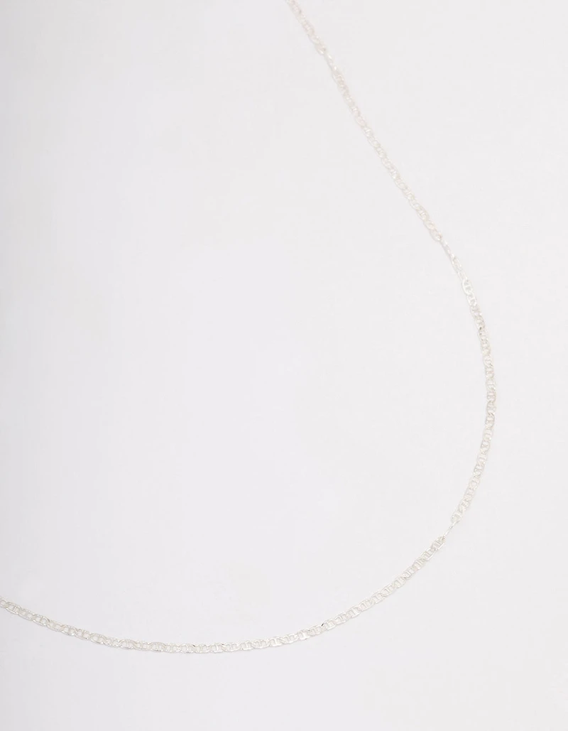 Sterling Silver Figaro Chain Necklace