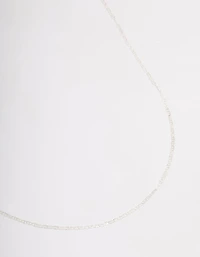 Sterling Silver Figaro Chain Necklace