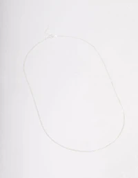 Sterling Silver Figaro Chain Necklace