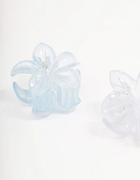 Pastel Mini Tropical Hair Claw 6-Pack