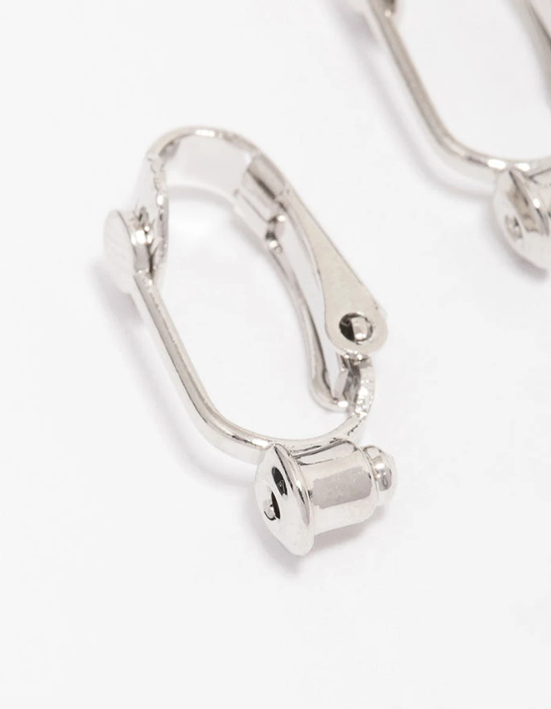Silver Clip On Stud Earring Converter