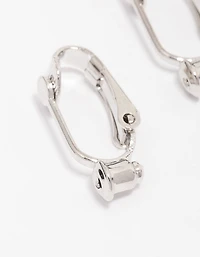 Silver Clip On Stud Earring Converter