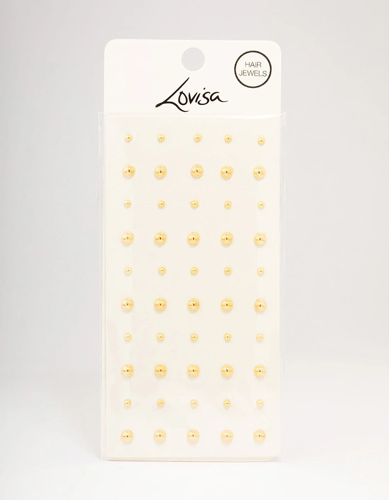 Gold Bling Face Jewels Pack
