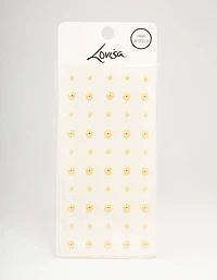 Gold Bling Face Jewels Pack