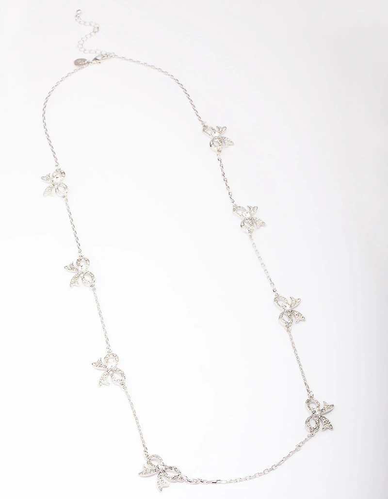 Collier en chaîne à nœud en argent
