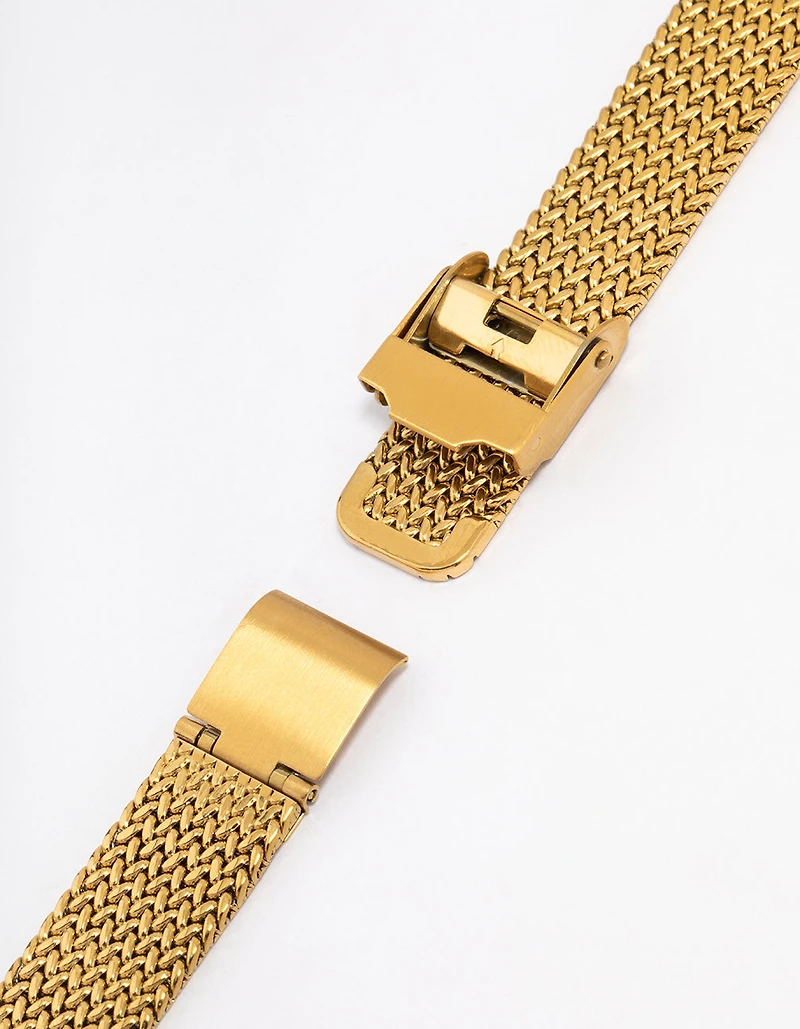 Bracelet de montre en arête de poisson en or 38/40/41 mm