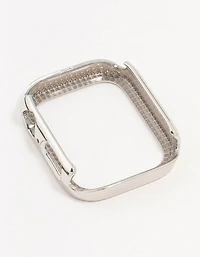 Silver Diamante Encrusted Watch Case 44/45 mm