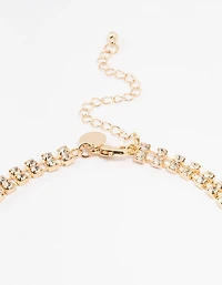 Gold Statement Black Necklace