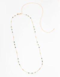 Gold Evil Eye Beaded Waist Chain