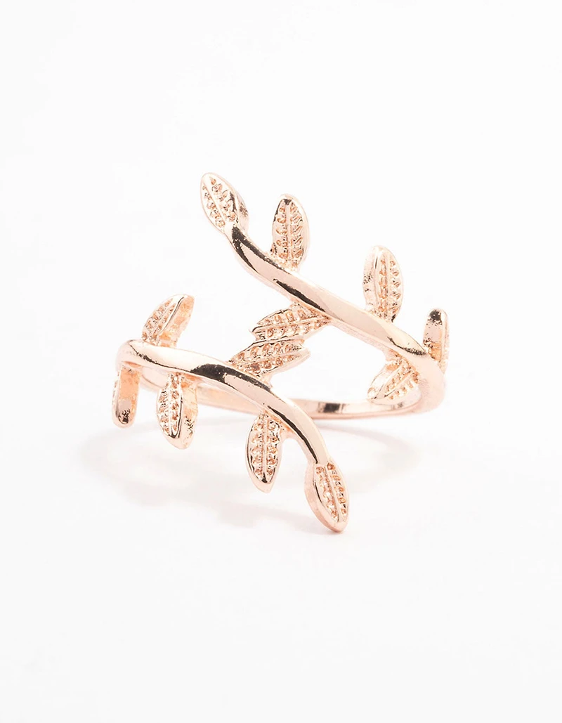 Rose Gold Plated Vine Wrapped Ring