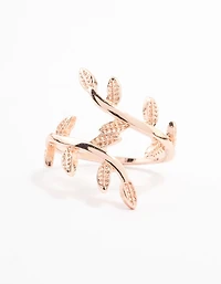 Rose Gold Plated Vine Wrapped Ring