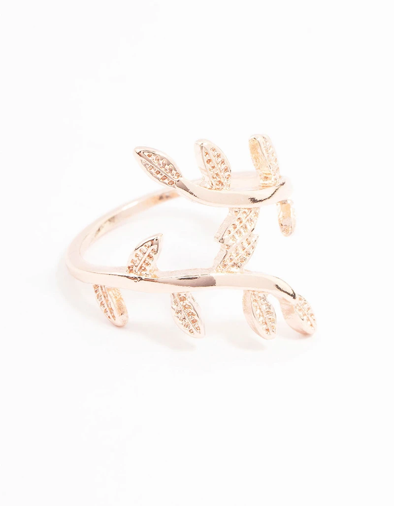 Rose Gold Plated Vine Wrapped Ring