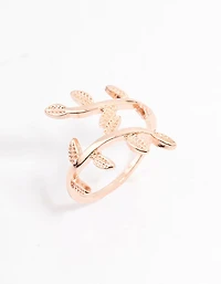 Rose Gold Plated Vine Wrapped Ring