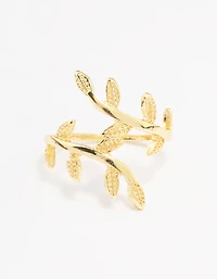Gold Plated Vine Wrap Ring
