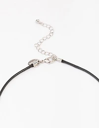 Silver Molten Starfish Necklace