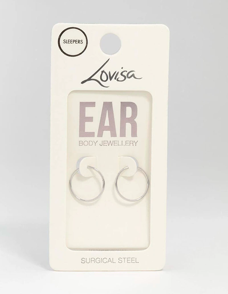 Surgical Steel Sleeper Earrings 14MM