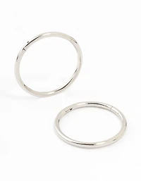 Surgical Steel Sleeper Earrings 12MM