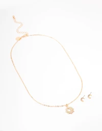 Gold Moon Celestial Jewellery Set