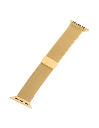 Bracelet de montre en treillis en acier inoxydable plaqué or 38/40/41
