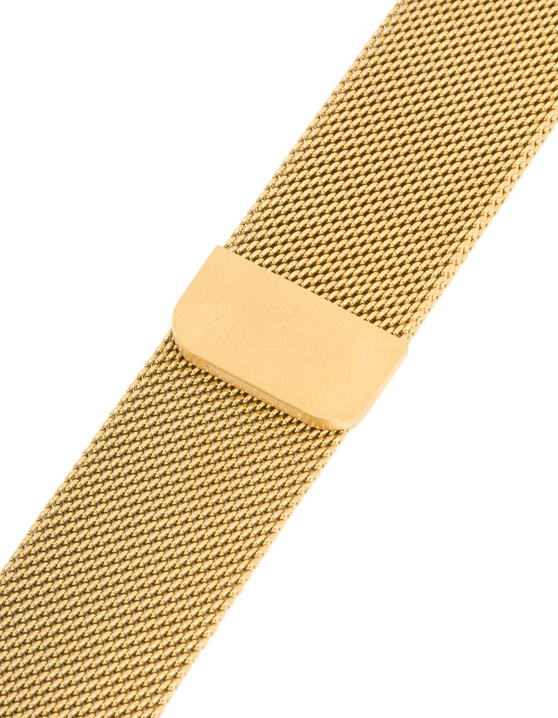 Gold Plated Stainless Steel  Mesh Watch Strap 38/40/41
