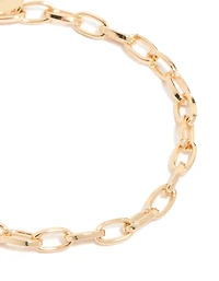Gold Chain Link & Pearl Bracelets 2-Pack