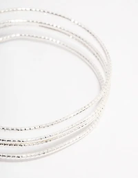Silver Triple Open Wrist Cuff