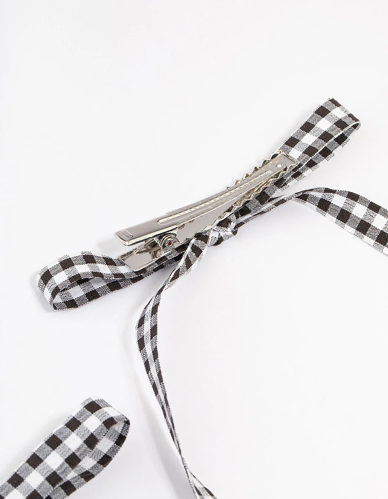 Pack 2 nœuds en tissu vichy