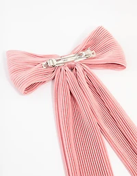 Clip classique plissé en tissu