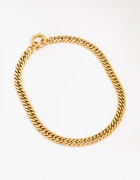 Waterproof Gold Plated Stainless Steel Chain Necklace