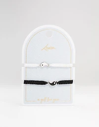 Yin Yang Tie Bracelets 2-Pack