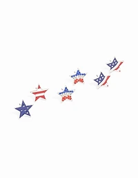 Gold Star Stud Earring 3-Pack